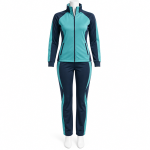 Chándal Negro Extra Grande de Nuevo Estilo para Mujer, Diseño Personalizado con Logotipo Impreso, Cierre de Cremallera, Talla XL, para Ropa Deportiva de Invierno, Venta al Por Mayor - Product Image 4