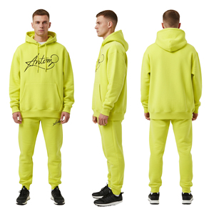 Wholesale Custom Men's Cotton Oversized Tracksuit Sports Training Clothing Breathable <b>Jogging</b> Set - Product Image 1