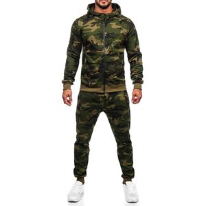Econex Sports 2025 Unisex Fitness Set de alta calidad Camo impreso Sportsuit logotipo personalizado cremallera con capucha Jogger Streetwear para invierno - Product Image 5