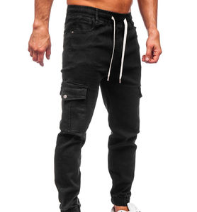 Pantalones Cargo Casuales de Lona con Cordón Ajustable, Cintura Media, para Hombre, de Secado Rápido, Transpirables, con Bolsillos Multifuncionales, Modelo 2025 OEM - Product Image 2