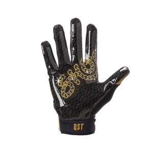 New Arrival Custom Design Leather <b>Grip</b> Full Finger Football Receiver <b>Gloves</b> Customized Logo Adults Outdoor American Football QST - Product Image 4