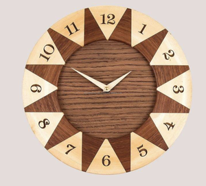 Reloj de Pared Pintado a Mano de Madera, Diseño Rústico Clásico, Decoración para el Hogar y el Jardín, Regalo Popular - Product Image 4