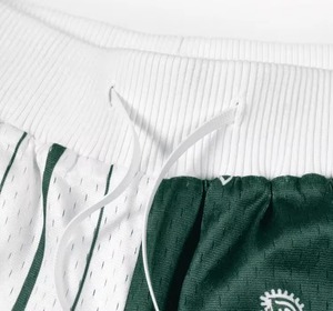 Men's Custom Logo Silk Woolen Summer Gym Running Shorts Double <b>Layer</b> Designer Cargo Style Casual Eco-Friendly Solid Men Shorts - Product Image 2