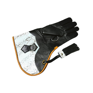 Gants de Falconerie Unisexe en Cuir Véritable Respirant de Haute Qualité avec Logo Personnalisé, Durables et Sûrs pour la Chasse et l'Entraînement des Oiseaux - Product Image 3