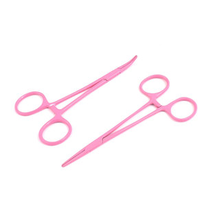 Pinzas Mosquito de Acero Inoxidable de Grado Quirúrgico, Instrumento Hemostático Manual con Acabado con Recubrimiento en Polvo, para Uso en Cirugía General, con Certificación CE - Product Image 1