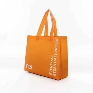 Eco Friendly Promotional PP Non Woven Shopping <b>Bag</b> <b>Medium</b> <b>Size</b> Everyday Essentials Print Tote <b>Bag</b> With PP Webbing Handle - Product Image 1