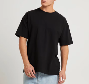 T-shirts décontractés pour hommes, coupe classique, manches courtes, style hip-hop, 100% coton, écologiques, anti-rides, respirants, haute qualité, 220g - Product Image 5
