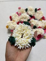 Élastique à cheveux Gajra fait main en plastique pour la Fête des Mères, la Remise des Diplômes, Pâques, Sangeet, Mehndi, Ramadan, Cadeaux de Retour, Mayoon