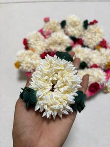 Gajra Scrunchie, Banda para el Cabello, Regalos para Sangeet, Mehndi, Ramadán, Mayoon, Pulsera India, Regalos para Damas de Honor, Ganey, Ganaas - Product Image 2