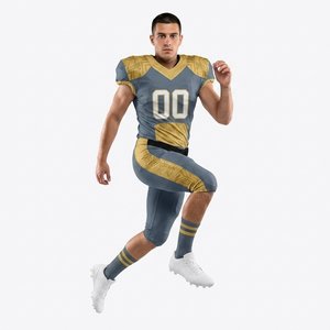 Custom American Football Uniform Flexible Fit <b>Athletic</b> Gear New Style OEM Service Custom Brand Logo High Quality Material - Product Image 5