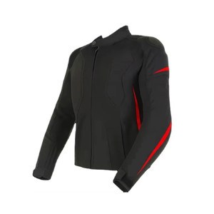 Vestes pour hommes, design personnalisé avec protection, pour la moto et les courses automobiles, épaisseur standard, couleur unie. - Product Image 2