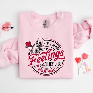 Sweat-shirt Saint-Valentin, T-shirt Squelette Saint-Valentin, Chemise drôle Saint-Valentin, Saint-Valentin Sarcastique - Product Image 1