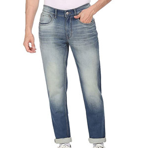 Pantalones Vaqueros Clásicos de Corte Regular, Estilo Cómodo, Ideales para Uso Diario y Looks Casuales, Pantalones para Hombre - Product Image 1