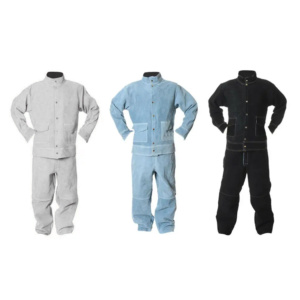 Ropa de Seguridad de Algodón de Primera Calidad, Traje de Soldadura de Gamuza Personalizado, Chaqueta Industrial de Cuero con Aislamiento Térmico de Primera Categoría para Soldador - Product Image 6