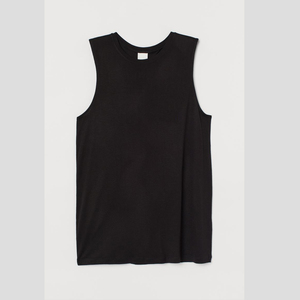 <b>Women's</b> <b>Black</b> Scoop Neck <b>Tank</b> <b>Top</b> Sleeveless Solid Casual <b>Tops</b> - Product Image 2