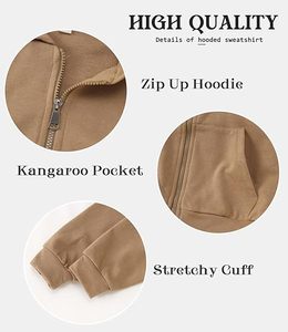 Conjunto Deportivo Informal para Gimnasio y Entrenamiento, Chaqueta con Capucha y Pantalones Deportivos, Fabricante OEM ODM - Product Image 2