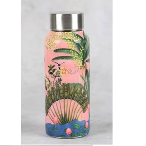 Nuevas botellas de agua de cobre impresas y pintadas con esmalte, para uso diario y para el gimnasio, suministradas por India. - Product Image 3