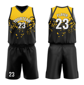 Conjunto de Camiseta de Baloncesto YourTeam 23, Sublimada, Cuello en V, Sin Mangas, Malla Transpirable, Unisex, para Adultos, Todas las Temporadas, Ropa Deportiva - Product Image 3