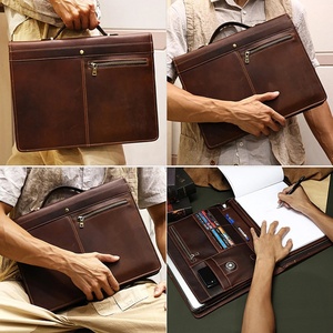 Nuevo Maletín de Cuero Vintage para Detective, Bolso Personalizado para Portátil, Bolso de Hombro para Uso Intensivo, Bolsos de Cuero para Portátil - Product Image 4