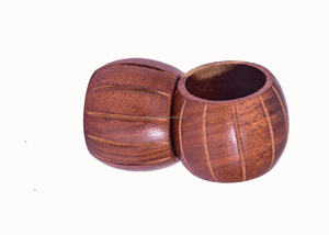 Unique Shape Design Mango Acacia Wood Napkin Ring Manufacturer and Exporter Table <b>Top</b> Wooden Napkin Ring Supplier - Product Image 4