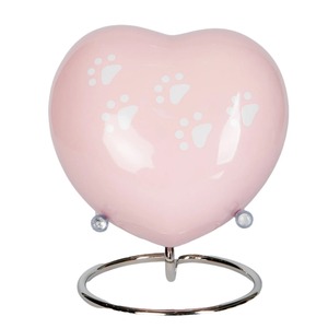 Whole Selling Pink & Blue <b>Heart</b> <b>Shaped</b> Cremation Adult Urn For Human Ashes Decorative Small Keepsake Urn With Sand & Free <b>Bag</b> - Product Image 5