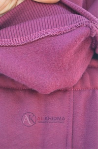 เสื้อฮู้ดซิปผ้าฝ้ายฟลีซหนาน้ำหนัก 300 กรัม สำหรับผู้ชาย ระบายอากาศได้ดี มีกระเป๋า  รับผลิตเสื้อผ้าแบบ OEM ODM - Product Image 5