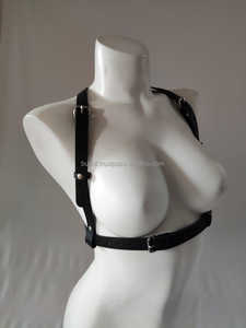 Arnés de cuero para el pecho, cinturón para ropa de mujer - Product Image 6