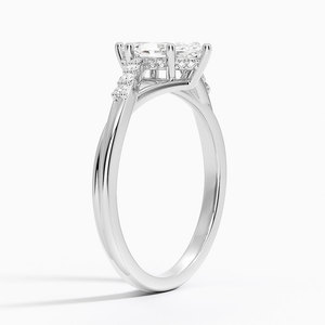 BOJ <b>Ring</b> 040 Marquise Cut 925 Silver Chemise Hidden Halo <b>Diamond</b> <b>Ring</b> 2ct D Color VVS1 Moissanite GRA Certified Low Price <b>Ring</b> - Product Image 2