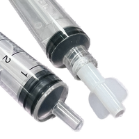Capuchon de seringue jetable en plastique blanc 18A183 pour seringues dentaires Luer Lock, moulé par injection