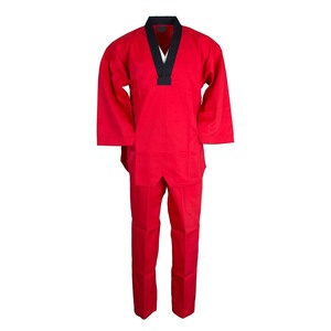 Uniforme de Taekwondo OEM Cómodo con Cuello en V, Alta Calidad y Bajo Precio para Niños y Adultos - Product Image 2