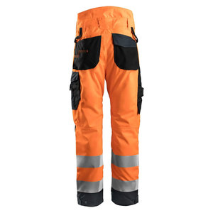 Pantalones de Trabajo de Alta Visibilidad con Cinta Reflectante, Resistentes y Duraderos para Construcción, con Múltiples Bolsillos - Product Image 6