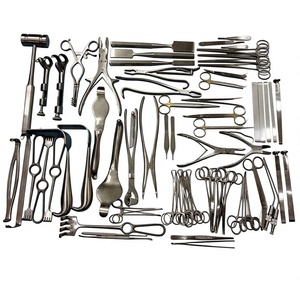 Lote Básico de 74 Piezas de Instrumentos Quirúrgicos Ortopédicos Manuales de Acero Inoxidable con Certificación CE para Uso Profesional en Hospitales y Clínicas - Product Image 1