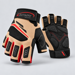 Professional Cycling Gloves With Breathable Fabric Comfortable Fit Durable Palm Anti Slip Silicone Grip Shock Absorbing Padding - Product Image 3