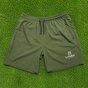 Shorts de Baño Personalizados para Hombre, Color Verde, Impermeables y de Secado Rápido |   Pantalones Cortos de Playa Ligeros de Poliéster con Cintura Elástica y Cordón Ajustable - Product Image 6