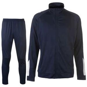 Wholesale Custom Premium Men's Breathable Solid <b>Polyester</b> <b>Tracksuit</b> Set Zipper Hooded Jacket Trousers Ultra High Quality - Product Image 1