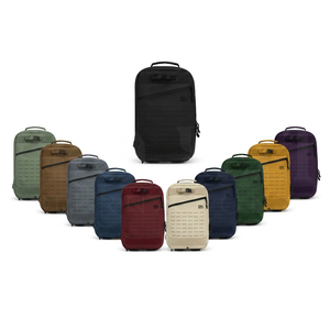 Sac à dos pour ordinateur portable 100% polyester personnalisé, résistant à l'eau, avec port de charge USB, multi-poches, sac à dos de voyage et d'affaires pour hommes et femmes - Product Image 1