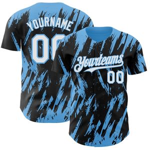 Uniforme de baseball personnalisé de haute qualité, manches courtes, jersey entièrement boutonné, 100% coton biologique, antibactérien - Product Image 5