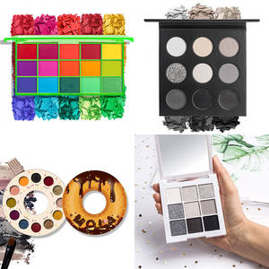 Palette de fards à paupières hautement pigmentés, mats et scintillants, imperméables, poudre minérale pressée, maquillage OEM ODM - Product Image 1