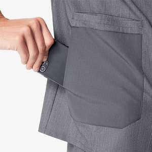 Tenues médicales d'été respirantes et à séchage rapide pour hommes, 100 % coton de haute qualité, pour hôpitaux et cliniques, uniformes chirurgicaux et d'infirmiers - Product Image 3