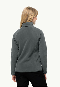 Sweat-shirt en polaire pour femme, pull-over Sherpa à manches longues, boutonné, chaud, doux, à blocs de couleur, avec poches, manteau d'hiver rembourré en polyester - Product Image 2