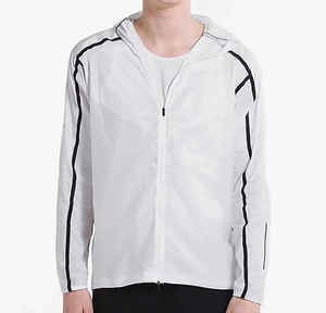 Veste de pluie pour homme personnalisée, transparente, à capuche, imperméable, respirante, coupe-vent, écologique, antibactérienne, séchage rapide - Product Image 2
