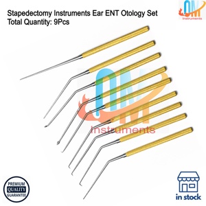 Juego de Instrumentos para Estapedectomía, 9 Piezas, Herramientas Quirúrgicas ORL, Kit Profesional de Acero Inoxidable para Cirugía del Oído Medio - Product Image 5