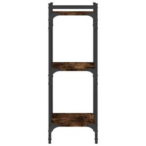 Bibliothèque en bois d'ingénierie chêne fumé à pieds réglables, design standard avec finition élégante - Product Image 5