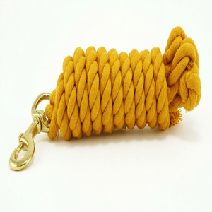เชือกจูงม้าไนลอนเคลือบพิเศษแบบหนา เชือกจูงม้าผ้าฝ้ายน้ำหนักเบา G.K International Horse Lead Ropes - Product Image 1