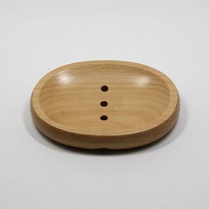 Natural Bamboo Six-piece Waterproof Bathroom <b>Sets</b> Shower <b>Soap</b> Holder Dish Rack Storage Support Board <b>Soap</b> Tray - Product Image 1