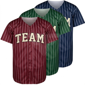 Maillot de baseball marron personnalisé avec design boutonné, nom d'équipe personnalisé, numéro de joueur, vêtements de sport à manches courtes pour hommes - Product Image 1