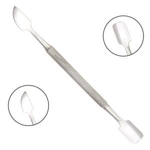 Empujador de Cutículas de Doble Punta con Borde Angular, Levantador de Superficie de Uñas de Acero Inoxidable, Herramientas Profesionales - Product Image 6