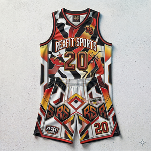 Tenues de basketball personnalisées, maillots brodés par sublimation, maillots de basketball universitaires, ensembles d'uniformes de basketball réversibles pour jeunes - Product Image 5