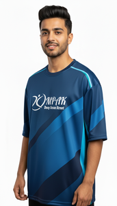 T-shirt surdimensionné tendance urbaine pour homme, vêtements décontractés de style streetwear - Product Image 5