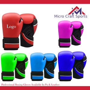 Guantes de Boxeo Profesionales de MMA en Cuero PU con Logotipo Personalizado para Fabricantes de Equipos de Boxeo en Sialkot, Pakistán - Product Image 2